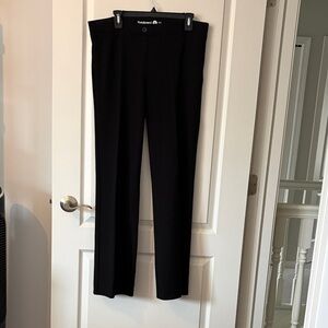 Betabrand Black Straight-Leg Ponte Pants
